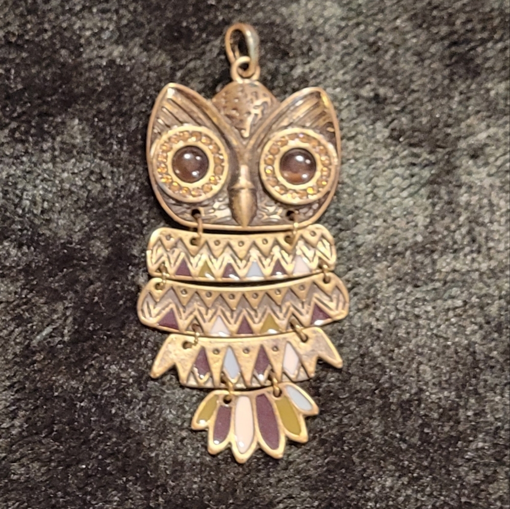 Owl Necklace Pendant